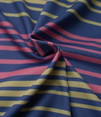 Chubbies Blossom Band Stripe Short Sleeve Knit Performance Polo