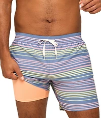 Chubbies Blossom Bands 5.5#double; Swim Trunks