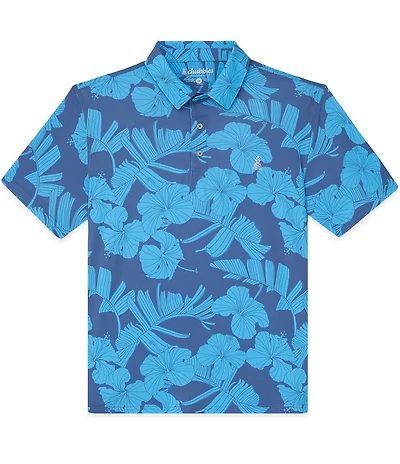 Chubbies Calm Current Performance Short Sleeve Polo