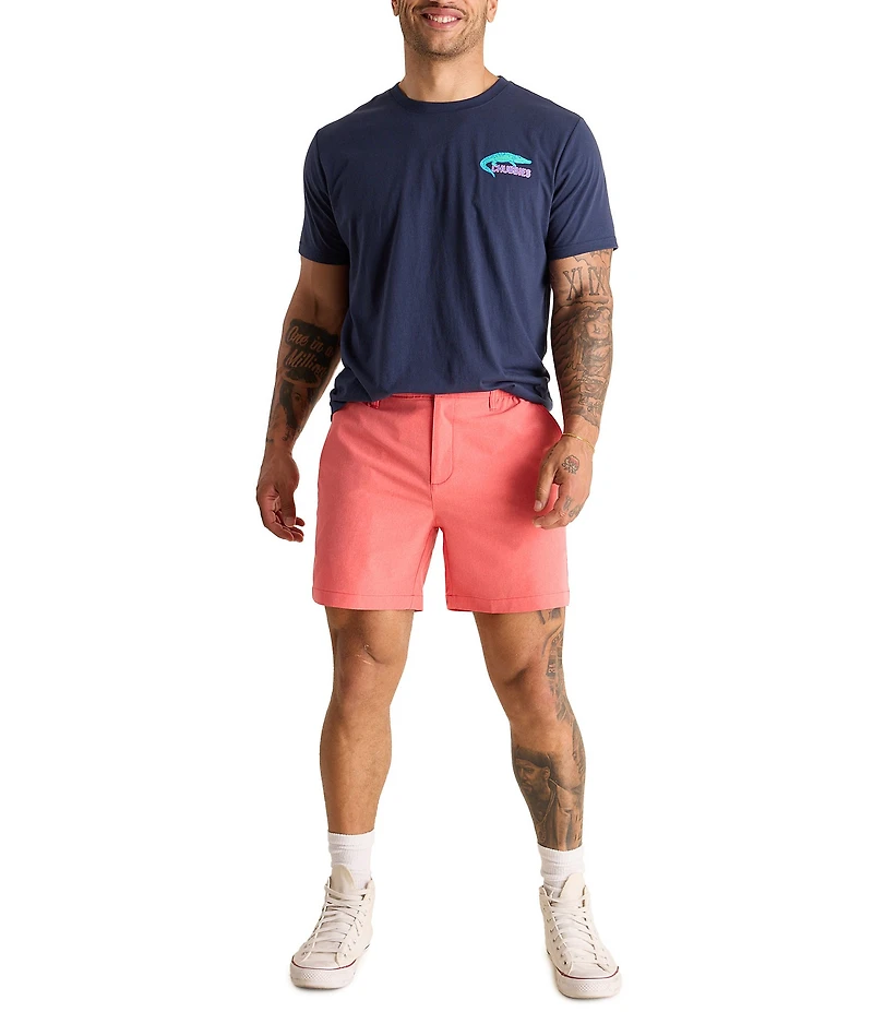 Chubbies Candy Apples Heathered Everywear Performance 6#double; Shorts