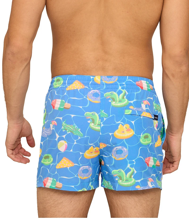 Chubbies Cannonball Crews 4#double; Inseam Swim Trunks