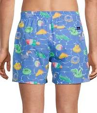 Chubbies Cannonball Crews Printed 5.5#double; Inseam Swim Trunks