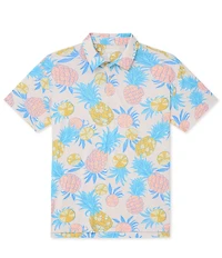 Chubbies Citrus Punch Short Sleeve Knit Polo Shirt