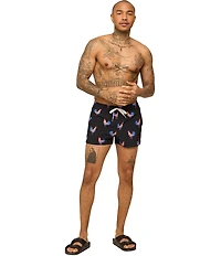 Chubbies Cockadoodle Doozies 4#double; Inseam Swim Trunks