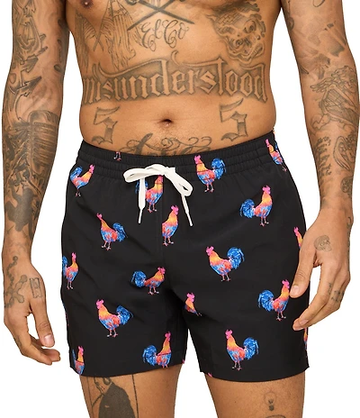 Chubbies Cockadoodle Doozies 5.5#double; Swim Trunks