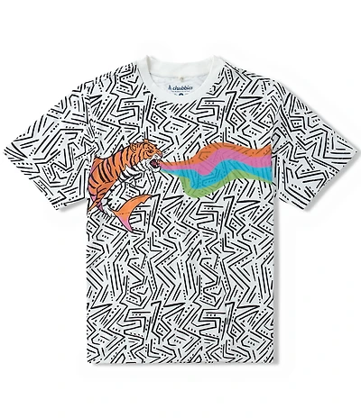 Chubbies Color Spittin' Tiger Shark Oversized Graphic T-Shirt