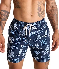 Chubbies Cowboys 5.5#double; Inseam Swim Trunks