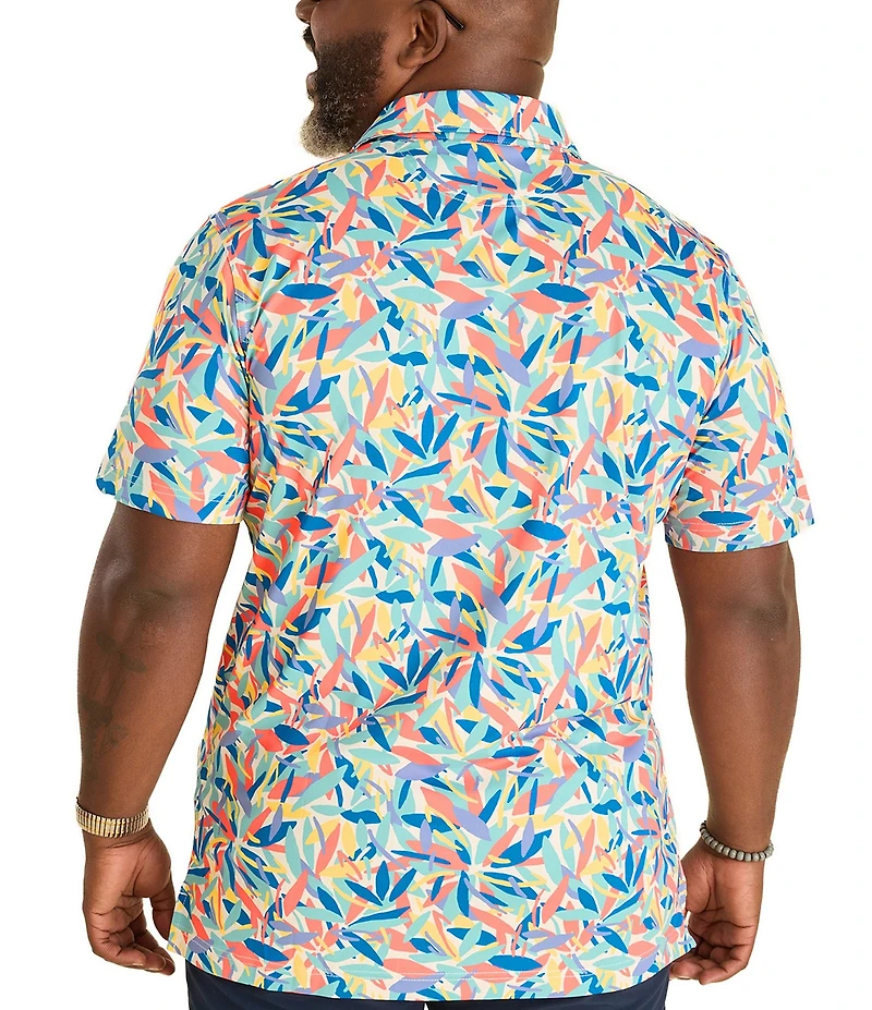 Chubbies Crowd Of Thorns Short Sleeve Performance Polo Shirt