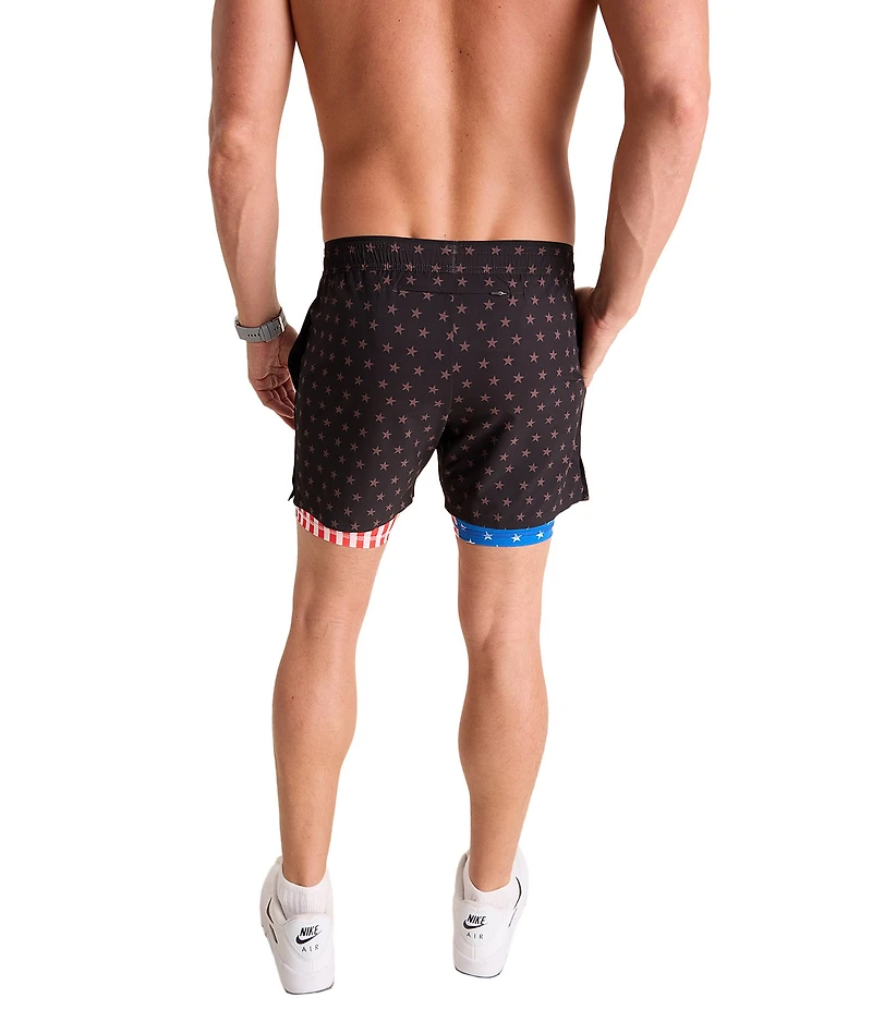 Chubbies Danger Zone Ultimate Training Technical Performance Lined 5.5#double; Shorts