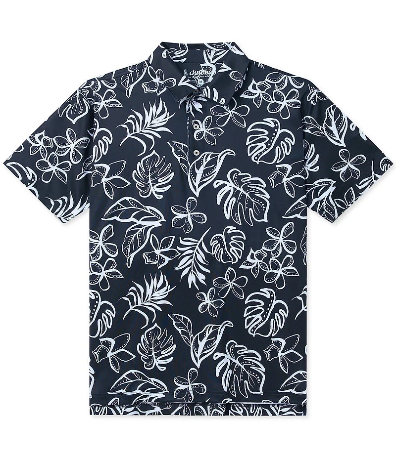 Chubbies Doodle Dance Printed Performance Short Sleeve Polo Shirt
