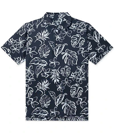 Chubbies Doodle Dance Printed Performance Short Sleeve Polo Shirt