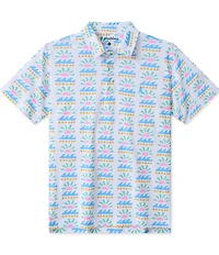 Chubbies Easy Goer Short Sleeve Performance Knit Polo Shirt