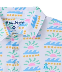 Chubbies Easy Goer Short Sleeve Performance Knit Polo Shirt