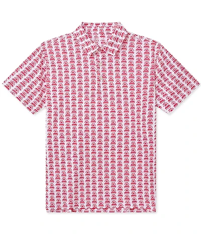 Chubbies Easygoer Printed Performance Short Sleeve Polo