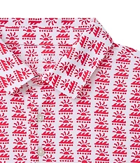 Chubbies Easygoer Printed Performance Short Sleeve Polo