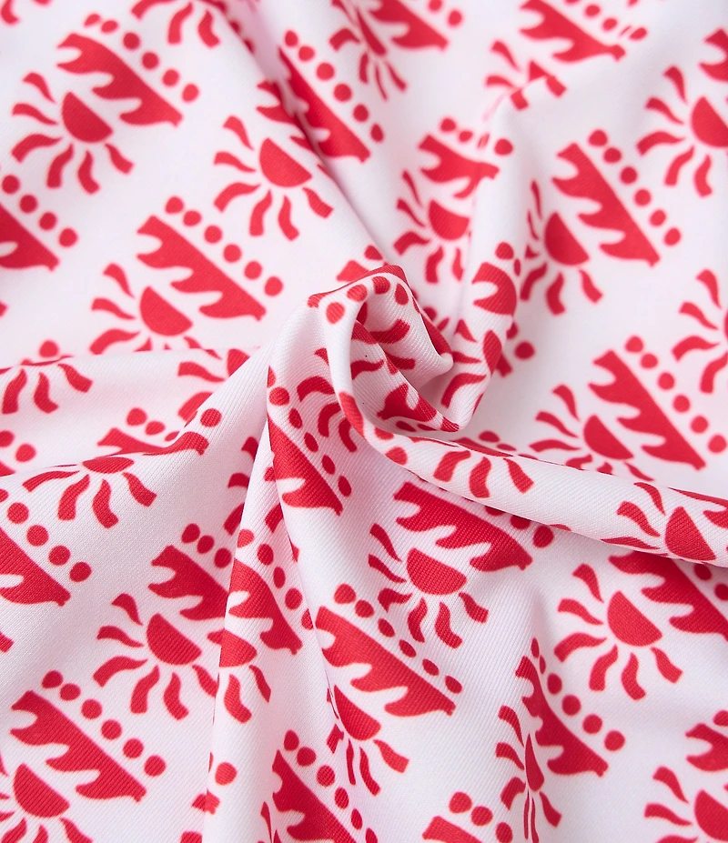 Chubbies Easygoer Printed Performance Short Sleeve Polo