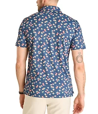 Chubbies Flower Motio Short Sleeve Polo Shirt