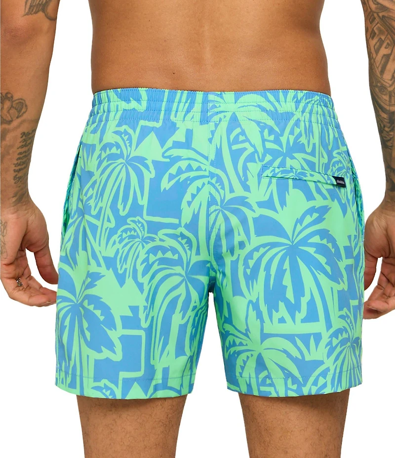 Chubbies Frond Farewells 5.5#double; Inseam Swim Trunks