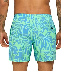 Chubbies Frond Farewells 5.5#double; Inseam Swim Trunks