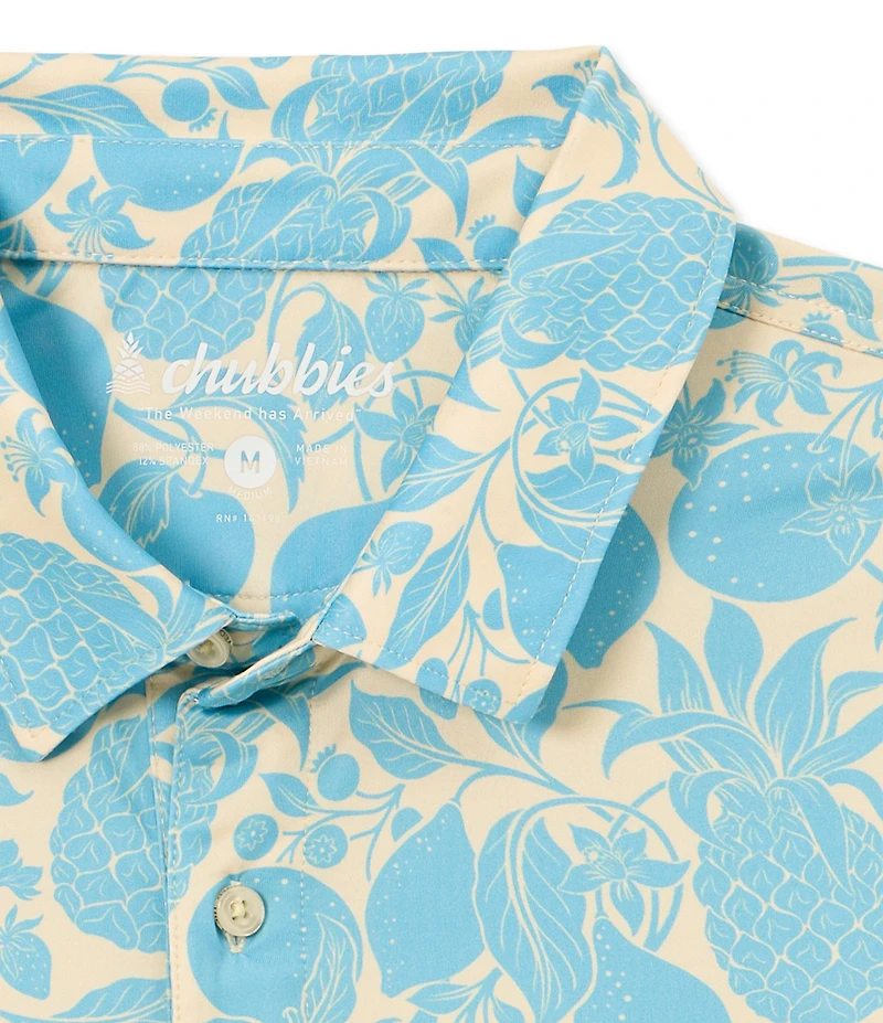 Chubbies Frutopia Printed Performance Short Sleeve Polo Shirt