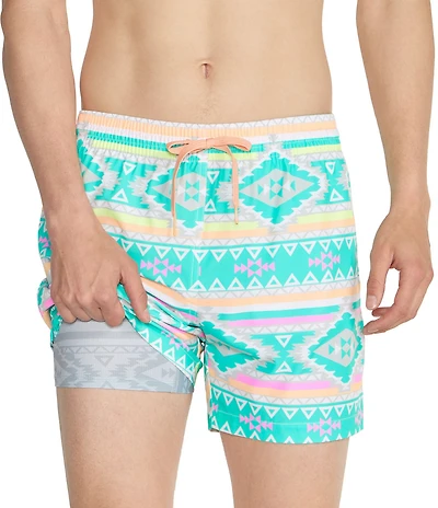 Chubbies Fuegos Lined Printed 5.5#double; Inseam Classic Swim Trunks