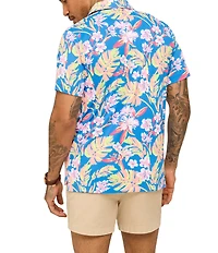 Chubbies Garden Floral Glow Short Sleeve Knit Polo