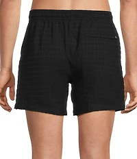 Chubbies Grid-Textured 5 1/2#double; Inseam Swim Trunks