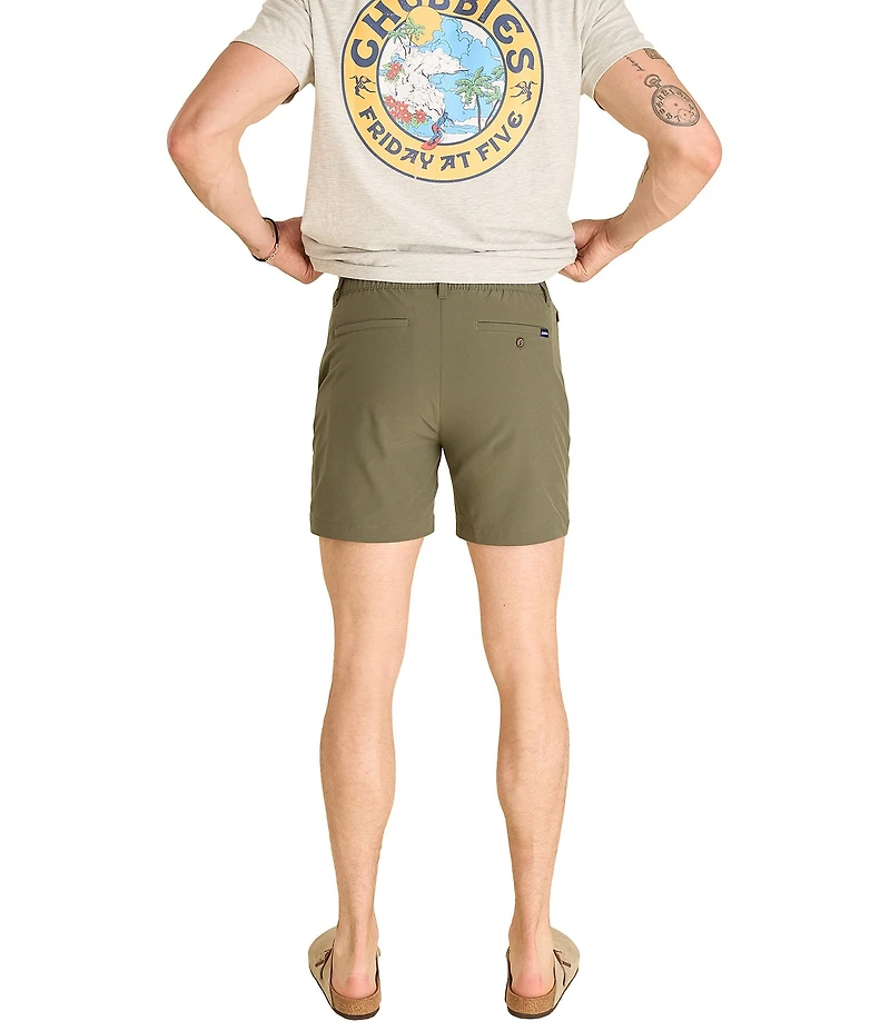 Chubbies Hidden Jungle Everywear Performance 6#double; Inseam Hybrid Shorts