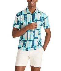 Chubbies Hip To Be Square Short-Sleeve Polo Shirt