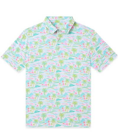 Chubbies Island Hopper Short Sleeve Performance Knit Polo