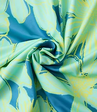 Chubbies Jade Garden Short Sleeve Performance Knit Polo Shirt