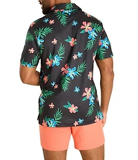 Chubbies Knit Short Sleeve Electric Flow Performance Polo Shirt