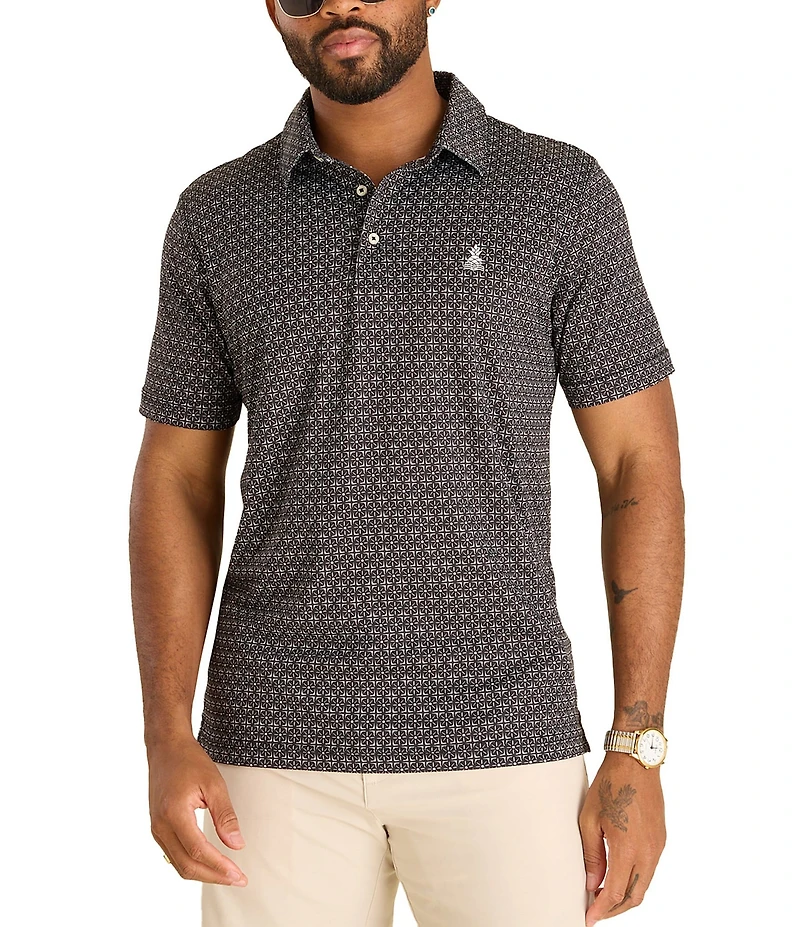 Chubbies Knit Short Sleeve Sundial Polo Shirt