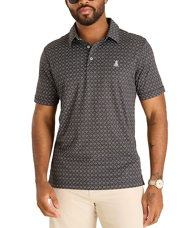Chubbies Knit Short Sleeve Sundial Polo Shirt