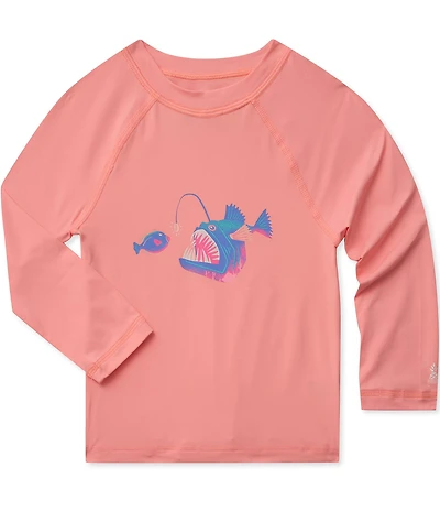 Chubbies Little Boys Light The Way Graphic Long Sleeve Rashguard