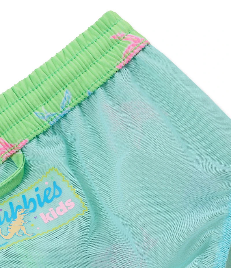 Chubbies Little Boys Turtally Awesome Print Swim Trunks