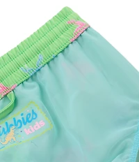 Chubbies Little Boys Turtally Awesome Print Swim Trunks