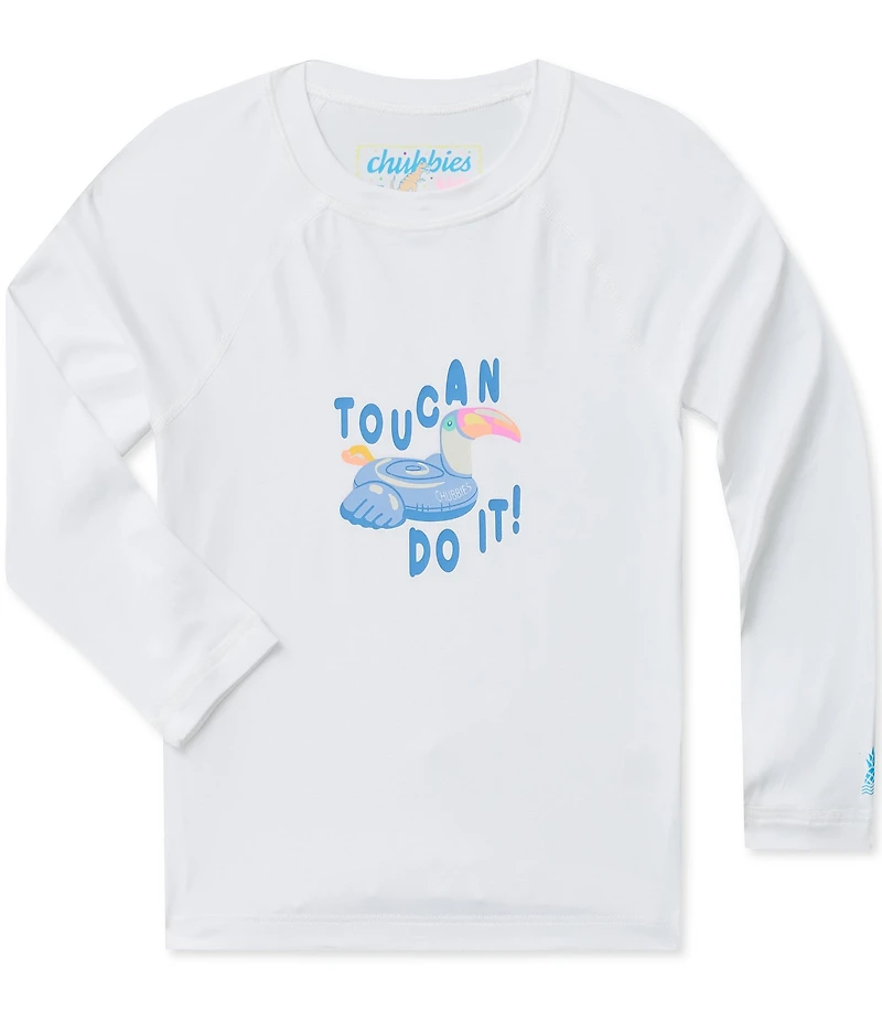 Chubbies Little Boys Yes Toucan Long Sleeve Rash Guard