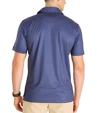 Chubbies Lone Star Short Sleeve Knit Polo Shirt