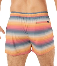Chubbies Malibu Sunsets Classic 4#double; Swim Trunks