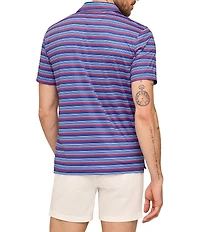 Chubbies Marching Band Striped Performance Short Sleeve Polo