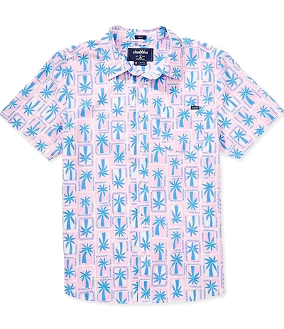 Chubbies Miami Mosaic Short Sleeve Button Front Woven Shirt