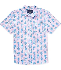 Chubbies Miami Mosaic Short Sleeve Button Front Woven Shirt