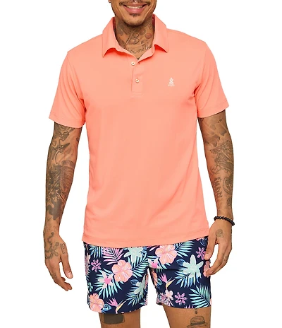 Chubbies Nectar Glow Short Sleeve Solid Knit Polo