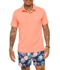 Chubbies Nectar Glow Short Sleeve Solid Knit Polo
