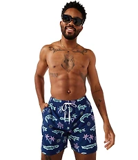 Chubbies Family Matching Neon Classic 5.5#double; Inseam Swim Trunks