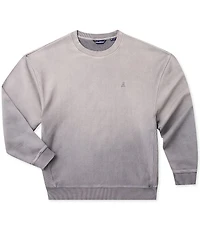 Chubbies Ombre Relaxed Fit Long Sleeve Crew Neck Sweatshirt