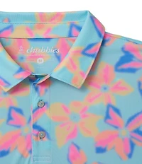 Chubbies Petal Party Short Sleeve Performance Knit Polo