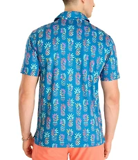 Chubbies Pineapple Sketch Knit Short Sleeve Polo