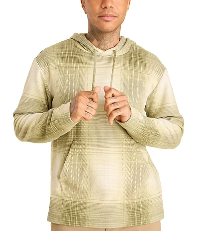 Chubbies Plaid Long Sleeve Knit Hoodie